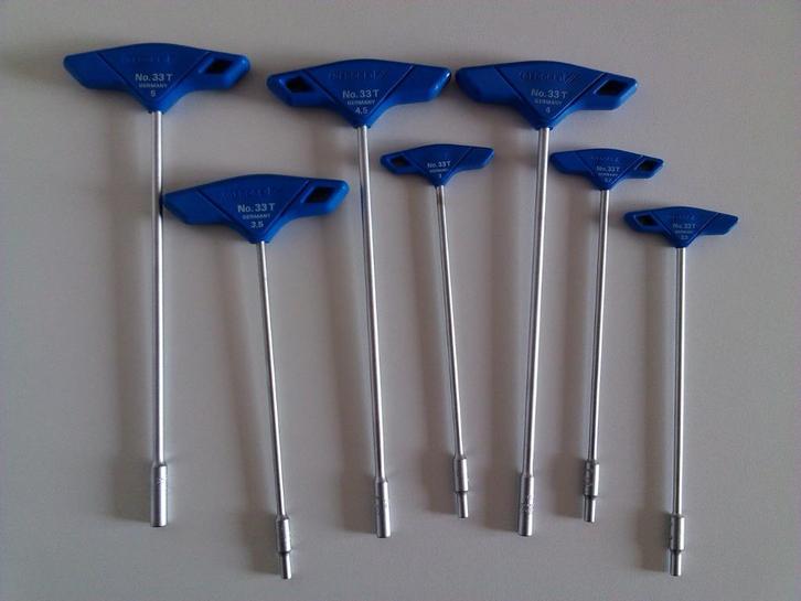 Gedore 33T dopschroevendraaier met T-greep / soksleutel set, Auto diversen, Autogereedschap, Nieuw, Ophalen of Verzenden