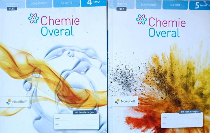 Chemie Overal 5e ed. Scheikunde HAVO FLEX boek deel 4 of 5, Boeken, Schoolboeken, Zo goed als nieuw, Scheikunde, HAVO, Verzenden
