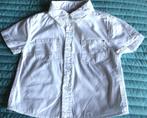 Nieuw wit overhemdje met korte mouwtjes. Maat 80, Kinderen en Baby's, Babykleding | Maat 80, Ophalen of Verzenden, Nieuw, Jongetje