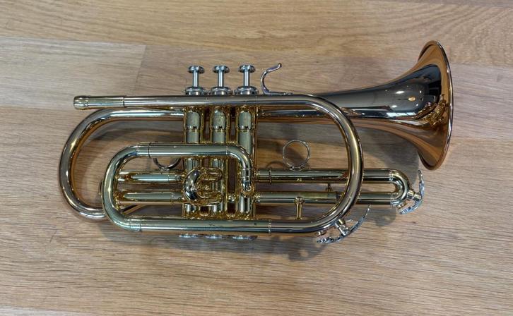 Yamaha Cornet YCR 4330 gelakt, Muziek en Instrumenten, Blaasinstrumenten | Trompetten, Gebruikt, Overige typen, Met koffer, Ophalen of Verzenden