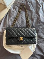 Chanel classic flapbag medium ghw, Ophalen of Verzenden, Nieuw, Zwart, Handtas