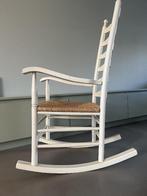Schommelstoel, Huis en Inrichting, Stoelen, Ophalen, Gebruikt, Wit, Hout