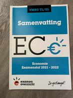 Samenvatting Examenstof Economie VMBO TL/GL, Ophalen of Verzenden, Nederlands, Overige niveaus, ExamenOverzicht