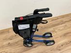 Server rollator electric bleu large MET GRATIS RUGGORDEL, Diversen, Rollators, Nieuw, Ophalen of Verzenden, Opvouwbaar