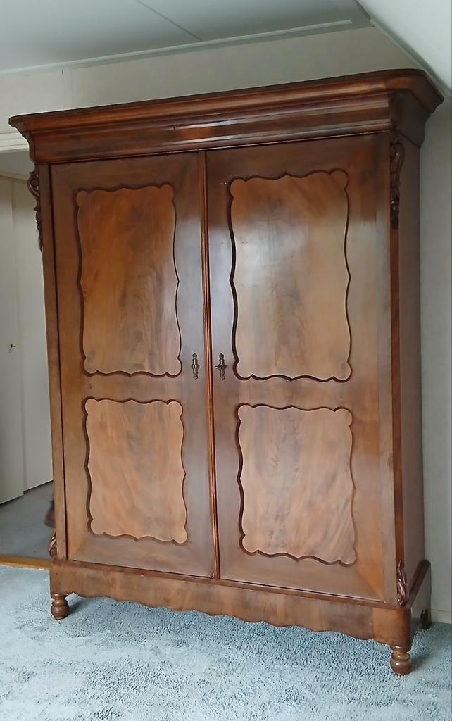 Antieke Legkast - 2 Deurs, Antiek en Kunst, Antiek | Meubels | Kasten, Ophalen