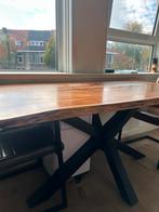Acaciahouten Tafel - 160x90 cm, Huis en Inrichting, Tafels | Eettafels, Ophalen, Gebruikt, 50 tot 100 cm, 150 tot 200 cm