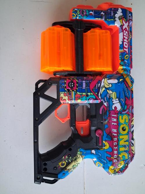 X-Shot Sonic Nerf Pistool - Perfecte Staat!, Kinderen en Baby's, Speelgoed | Actiefiguren, Zo goed als nieuw, Ophalen of Verzenden