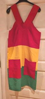 Rood geel en groen Carnavals overall Unisex maat 164 - M, Carnaval, Ophalen of Verzenden, Zo goed als nieuw, Kleding