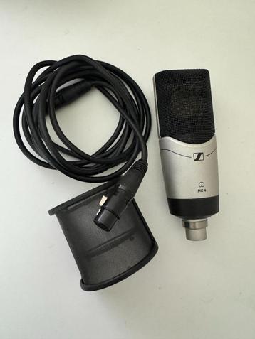 Sennheiser MK 4 + XLR Kabel + Popfilter  beschikbaar voor biedingen