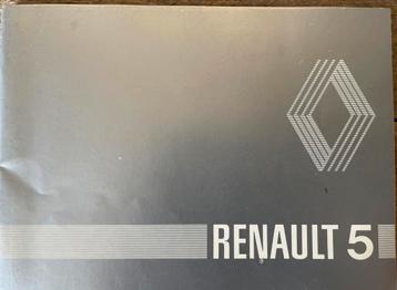 Instructieboekje Renault 5 TL GTL TS Automaat beschikbaar voor biedingen