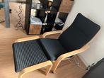 schommelstoel met bijpassende voetenbank, Huis en Inrichting, Fauteuils, Ophalen, Zo goed als nieuw, 75 tot 100 cm, 50 tot 75 cm