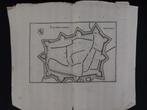 16 / plattegrond Leeuwarden Gravure uit 1659 van C. Merian, Ophalen of Verzenden