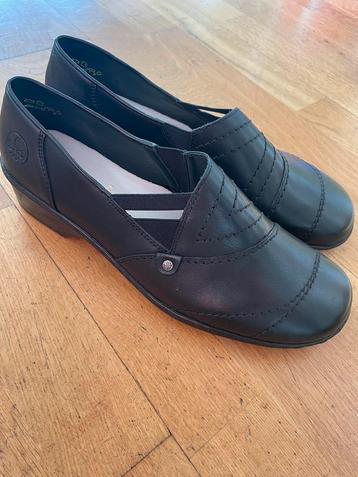 NIEUWE Rieker leren dames schoenen, instappers maat 41 beschikbaar voor biedingen