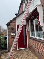 Lange ladder - 4 meter twee x 14 treden, Doe-het-zelf en Verbouw, Ladders en Trappen, Gebruikt, Ophalen of Verzenden, Ladder, Opvouwbaar of Inschuifbaar