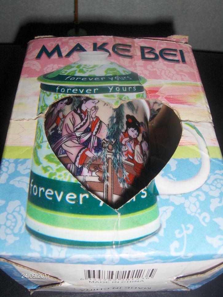 Chinees Porceleinen 1 persoonsTheezet Systeem, Huis en Inrichting, Keuken | Servies, Nieuw, Kop(pen) en/of Schotel(s), Overige stijlen