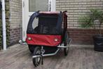 Mooie fietskar met zitplaatsen voor 2 kindjes, Ophalen, Gebruikt, Opvouwbaar, Kinderkar