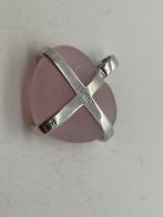 B62 Prachtige zilveren Esprit hanger roze hart, Ophalen of Verzenden, X, Hart, Zilver