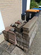 tegels stenen en trottoirbanden, Tuin en Terras, Tegels en Klinkers, Ophalen, Gebruikt, 10 m² of meer, Beton