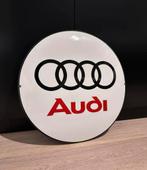 AUDI EMAILLEBORD 50CM, Ophalen of Verzenden, Zo goed als nieuw, Auto's