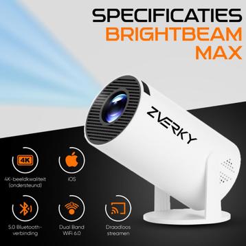 Zverky 4K Beamer Projector | Nieuw in doos beschikbaar voor biedingen