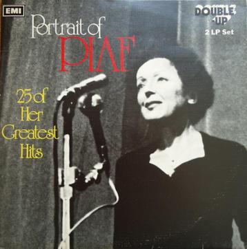 lp,Edith Piaf – Portrait Of Piaf - 25 Of Her Greatest Hits beschikbaar voor biedingen
