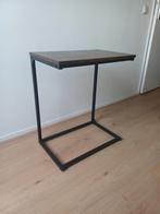 bijzettafel laptoptafel industriële look, Huis en Inrichting, Ophalen, Metaal of Aluminium, 55 tot 75 cm, Zo goed als nieuw