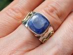 Vanoli 925 zilveren ring met ruwe saffier maat 17,25, Daiva1973@hotmail.com, Vanoli, Blauw, Amsterdam