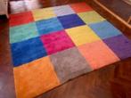 Vloerkleed Gekleurde Blokken 224x224cm Kleed Tapijt, Huis en Inrichting, Stoffering | Tapijten en Kleden, Ophalen, Gebruikt, Vierkant