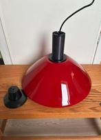Vintage hanglamp rood opaline, Huis en Inrichting, Lampen | Hanglampen, Vintage, Ophalen of Verzenden, Minder dan 50 cm, Glas