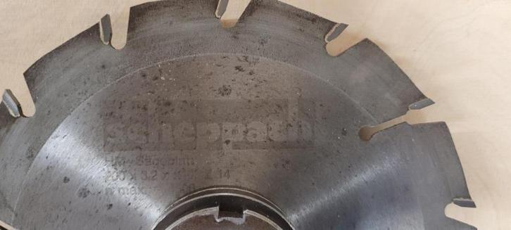 Scheppach verstelbare groevenzaag voor freesas 30 mm, Hobby en Vrije tijd, Overige Hobby en Vrije tijd, Gebruikt, Ophalen of Verzenden