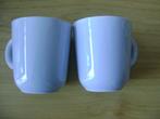 2x Hema mok lichtblauw Tafelgenoten, Huis en Inrichting, Keuken | Servies, Ophalen of Verzenden, Zo goed als nieuw, Effen, Kop(pen) en/of Schotel(s)
