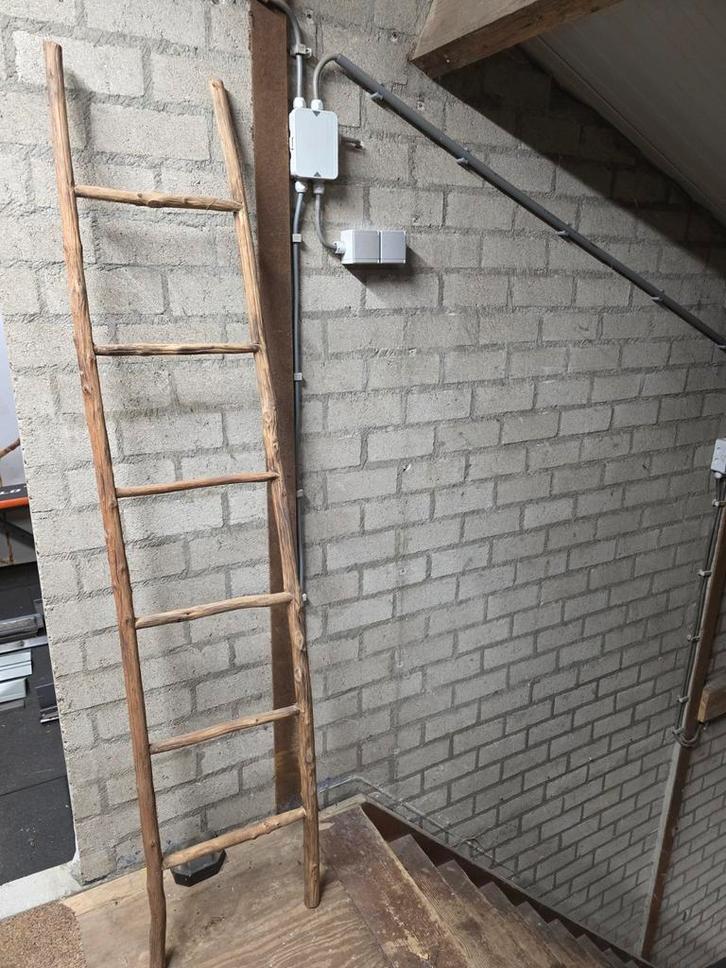 Decoratieve Ladder - Houten Ladder, Doe-het-zelf en Verbouw, Ladders en Trappen, Ophalen