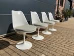 4x draaibare Knoll Tulip stoelen, zeer recent! Als NIEUW!!, Ophalen of Verzenden, Vitra elda mah jong togo sede cassina artifort b&b italia edra