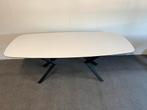 Deens ovale eettafel Fenix Bianco Malé 220x100, 100 tot 150 cm, 200 cm of meer, Ophalen of Verzenden, Zo goed als nieuw