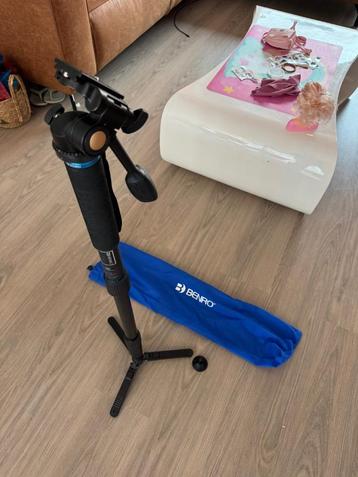 Benro Mach3 Monopod MMA48C incl extra voet en kop beschikbaar voor biedingen