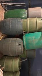 Partij regenton/vlotterbak, Ophalen