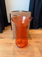 Pols potten vaas, Ophalen of Verzenden, Nieuw, Oranje, Glas