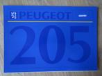 Autofolder : Peugeot 205 Centry. Folder is nieuw uit 1993, Ophalen of Verzenden, Nieuw, Peugeot