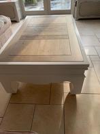 Rofra Robuuste Salontafel met eikenhout 150x90, Huis en Inrichting, Tafels | Salontafels, Gebruikt, 100 tot 150 cm, 50 tot 75 cm