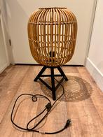 Bamboe/ rotan vloerlamp, Gebruikt, 50 tot 75 cm, Hout, Ophalen