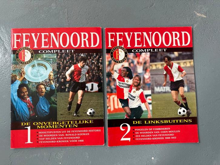 Feyenoord Boeken Compleet - Deel 1 & 2, Boeken, Sportboeken, Zo goed als nieuw, Balsport, Ophalen of Verzenden