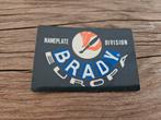 Brady Europa Nameplate Division, Ophalen of Verzenden, Zo goed als nieuw