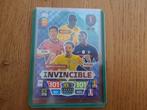 WK 2022 voetbal kaartje invincible, Ophalen of Verzenden, Zo goed als nieuw, Losse kaart, Foil