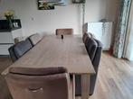 Massief eikenhouten tafel, Huis en Inrichting, Ophalen, 200 cm of meer, 50 tot 100 cm, Zo goed als nieuw