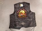 Spiksplinternieuw lederen motor vest xl, Ophalen of Verzenden, Zo goed als nieuw, Maat 56/58 (XL), Zwart