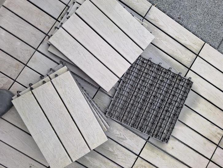 Composiet terrastegels, Tuin en Terras, Terrasdelen en Vlonders, Gebruikt, Composiet, Ophalen