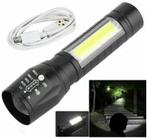 LED Zaklamp / Looplamp Waterdicht SOS functie USB Oplaadbaar, Ophalen of Verzenden, Nieuw, Accu