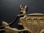 Sleutelrekje kapstok postkoets koets met paarden koetsier, Antiek en Kunst, Antiek | Koper en Brons, Ophalen of Verzenden