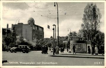 Amsterdam Weesperplein met Diamantbeurs st 1939 beschikbaar voor biedingen