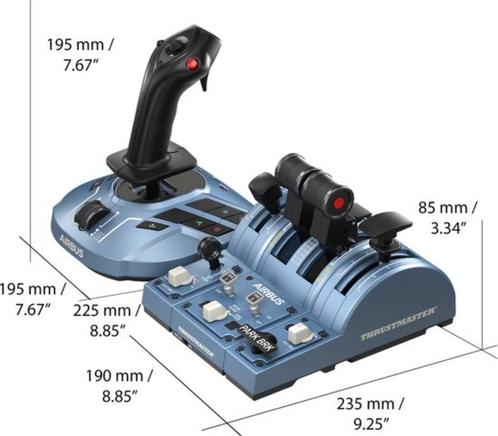 Thrustmaster TCA Captain Pack X - Flight Control Systeem - J, Computers en Software, Joysticks, Zo goed als nieuw, Ophalen of Verzenden